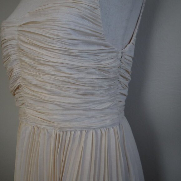 Anthropologie Let Me Be One-Shoulder Pleated Dress Size Small - Picture 4 of 7